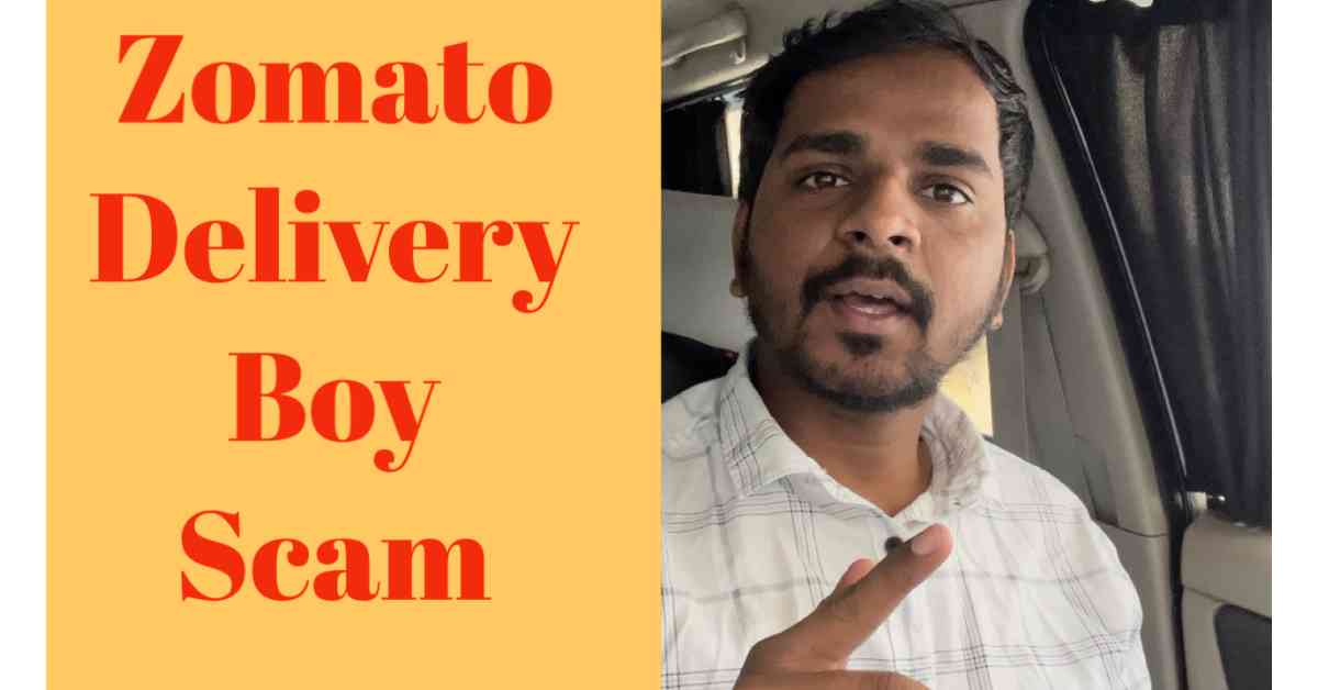 zomato cash on delivery scam